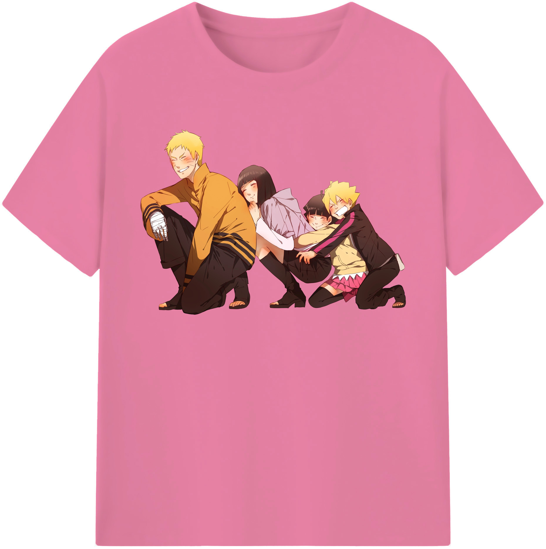（画像用） NARUTO -ナルト- うずまき ナルト Uzumaki Naruto 綿100％半袖Tシャツ（フロントプリント）